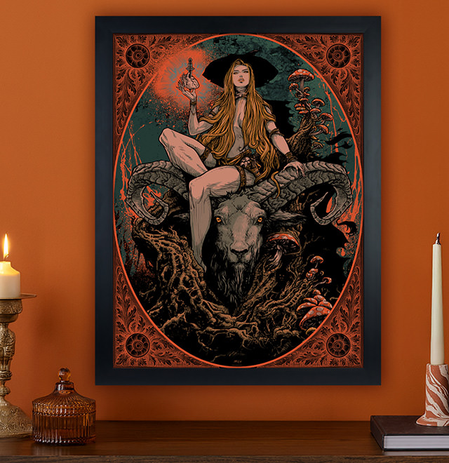 The Witch of the Woods Fine Art Print