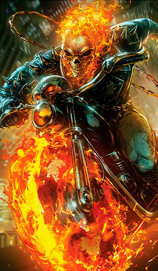 Cosmic Ghost Rider Fine Art Print