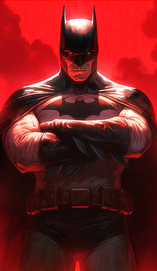 Justice League Trinity: Batman Fine Art Print