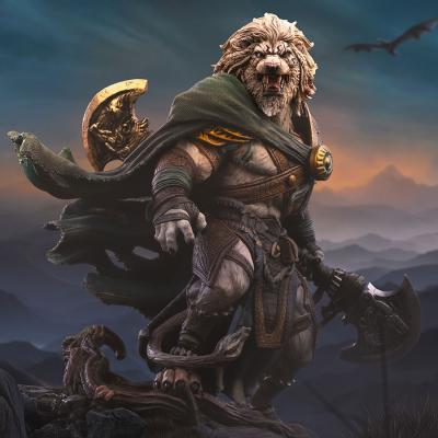Ajani Goldmane 1:10 Scale Statue