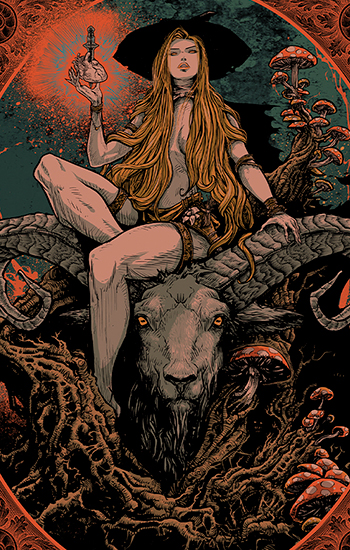 The Witch of the Woods Art Print
