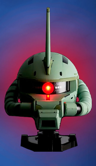 MS-06F ZAKU II (Mobile Suit Gundam) Bust by Bandai