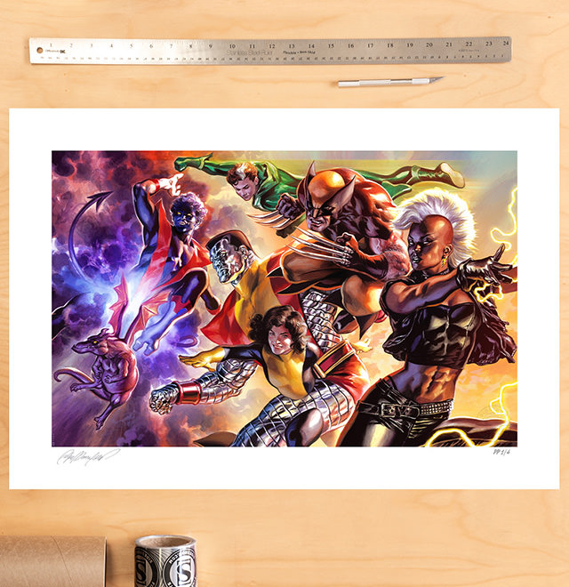 The X-Men Fine Art Print by artist Felipe Massafera