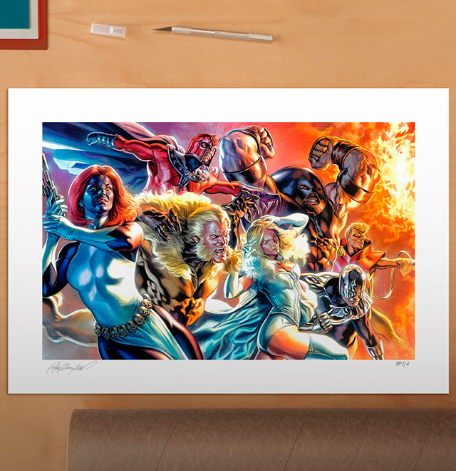 The Brotherhood of Mutants Fine Art Print by artist Felipe Massafera