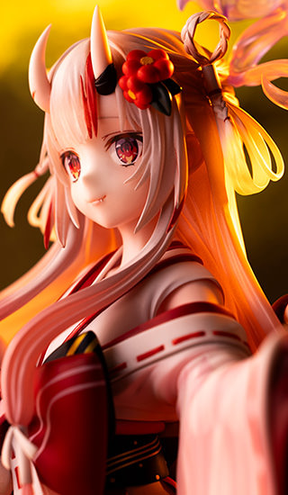 Nakiri Ayame (Shrine Maiden Fortune Outfit Version) Statue
