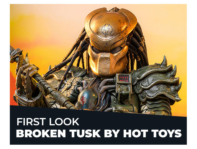 First Look: Broken Tusk Predator by Hot Toys