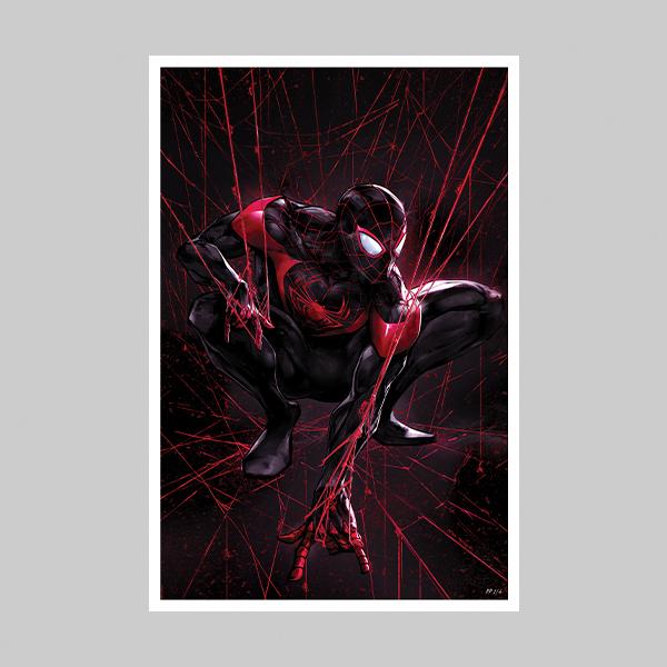 Spider-Man Miles Morales Art Print by Ivan Tao