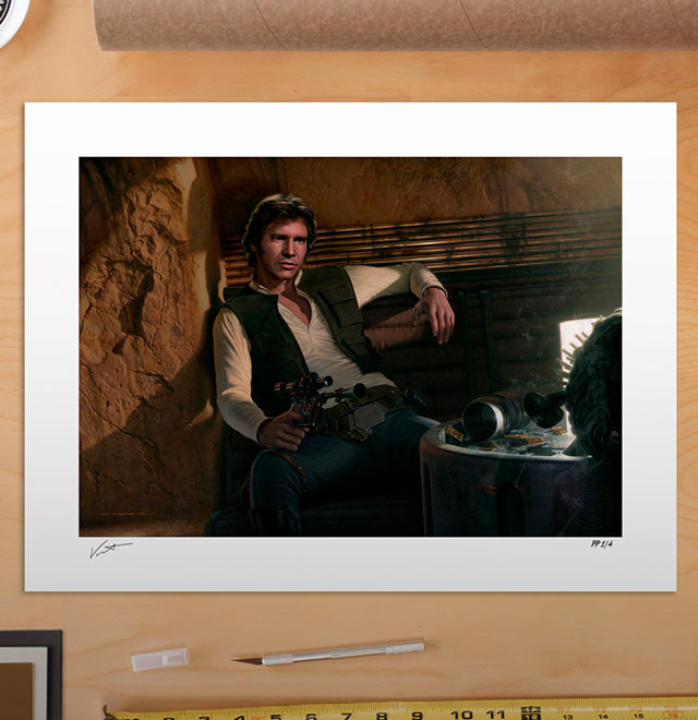 Han Solo: Sorry About the Mess Fine Art Print by artist Jerry Vanderstelt