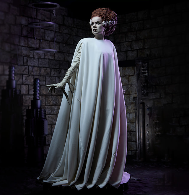 Bride of Frankenstein Premium Format Mixed Media Figure 