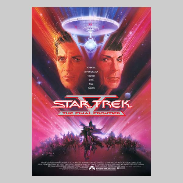 Star Trek V: The Final Frontier Movie Poster by Vice Press