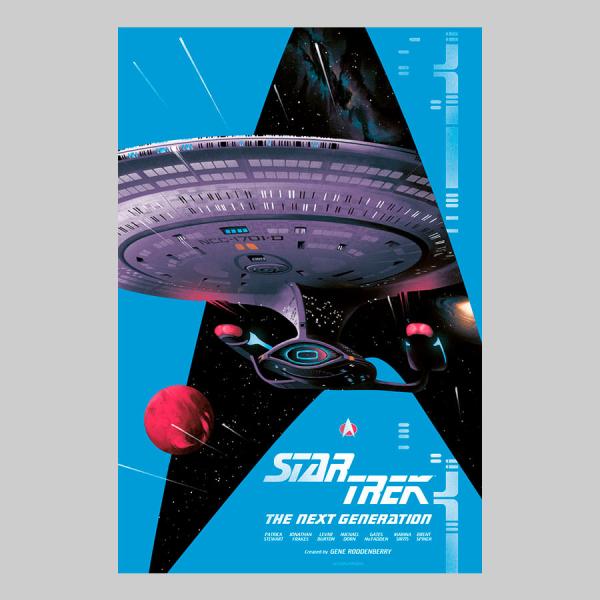 Star Trek: The Next Generation Art Print by Lyndon Willoughby
