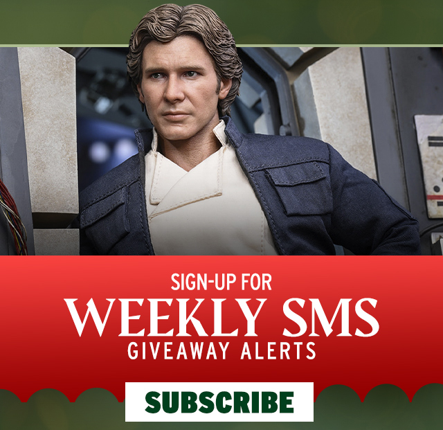 Sign-up for WEEKLY SMS Giveaway Alerts