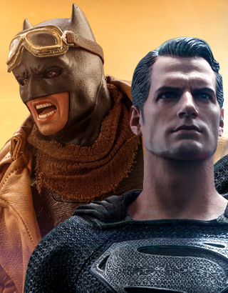 Knightmare Batman and Superman Sixth Scale Figure Set by Hot Toys