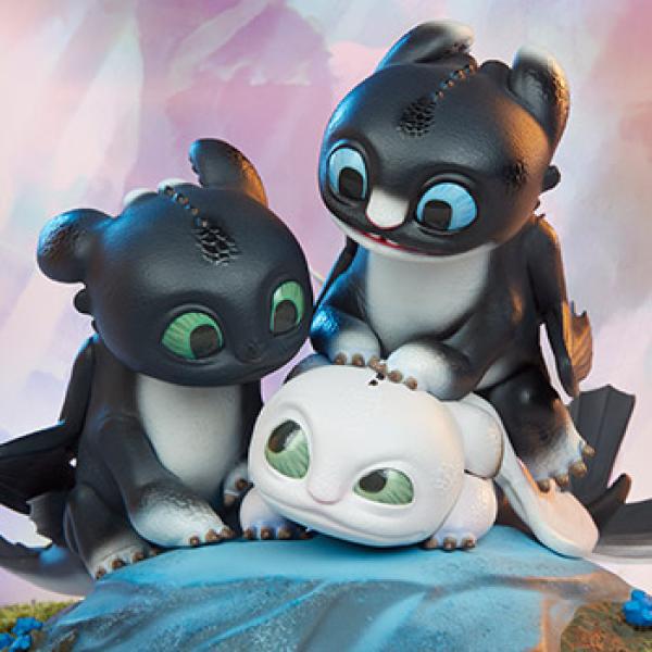 Dart, Pouncer, and Ruffrunner Statues by Sideshow Collectibles