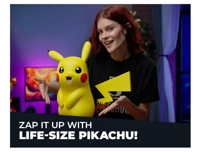 Zap It Up with Life-Size Pikachu!