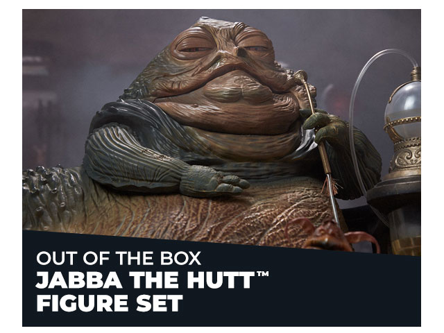 Out of the Box: Jabba the Hutt™ Figure Set