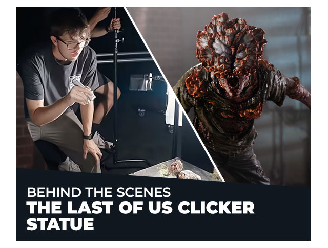 Behind the Scenes: The Last of Us Clicker Statue