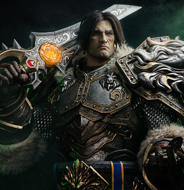 Varian Wrynn Life-Size Bust