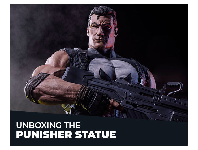 Unboxing the Punisher Statue