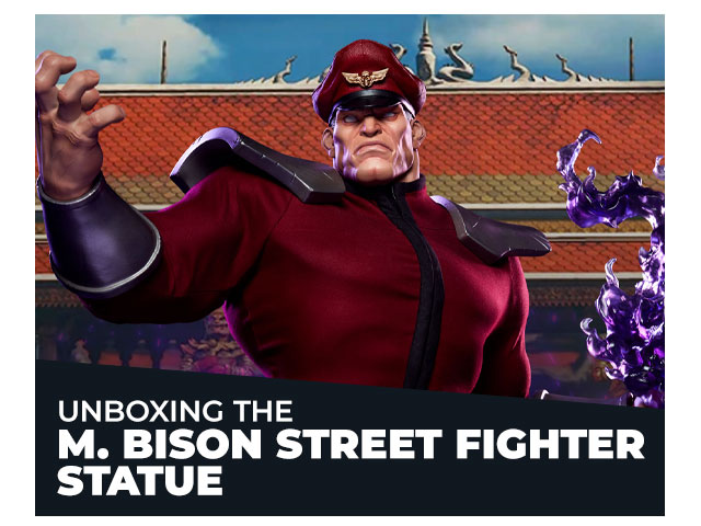 Unboxing the M Bison Street Fighter Statue