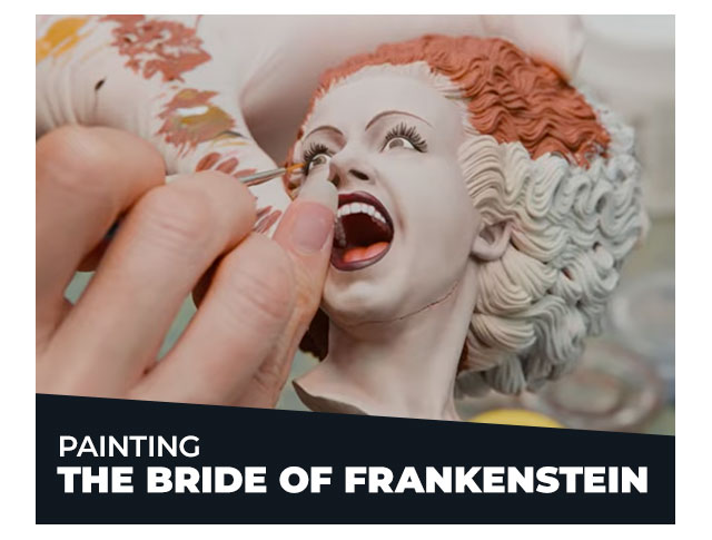 Painting The Bride of Frankenstein