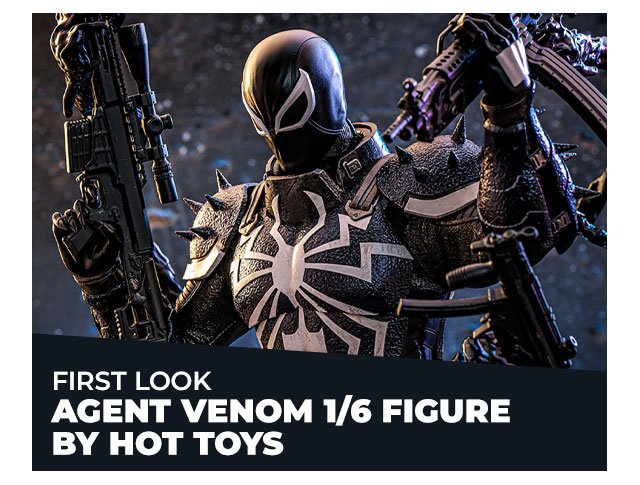 First Look: Agent Venom 1/6 Figure by Hot Toys