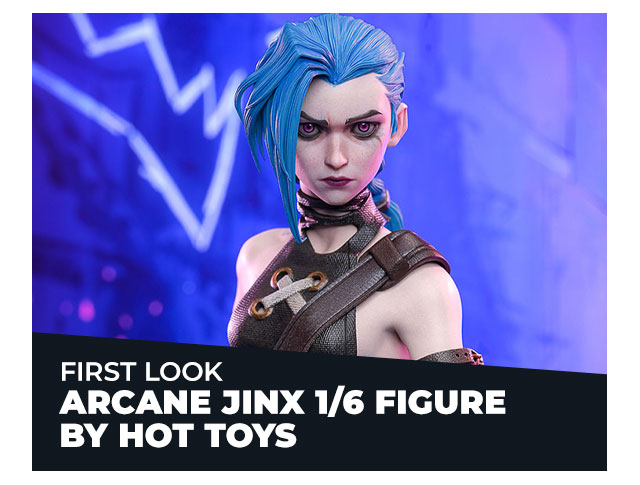 First Look: Arcane Jinx 1/6 Figure by Hot Toys