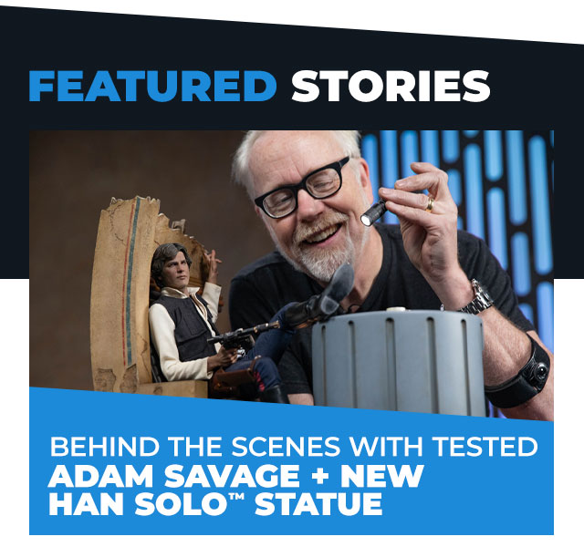 Behind the Scenes with Tested: Adam Savage + New Han Solo™ Statue