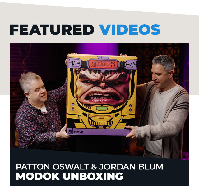 Patton Oswalt & Jordan Blum modok unboxing