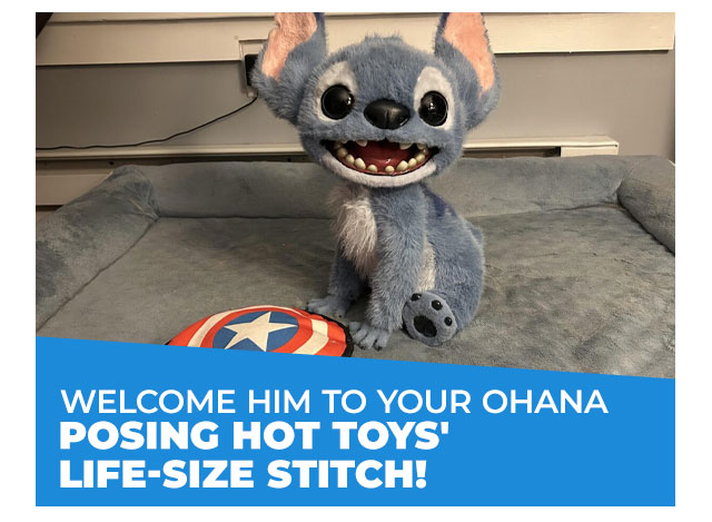 Welcome Him to Your Ohana: Posing Hot Toys' Life-Size Stitch!