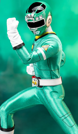 Green Turbo Power Ranger Sixth Scale Figure by Threezero