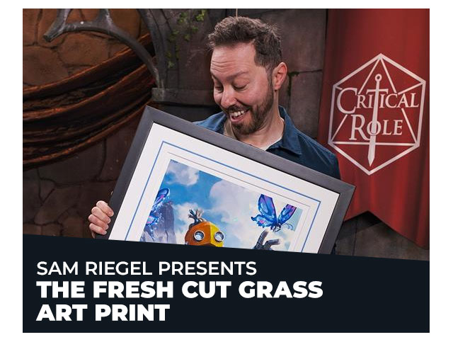 Sam Riegel Presents the Fresh Cut Grass Art Print