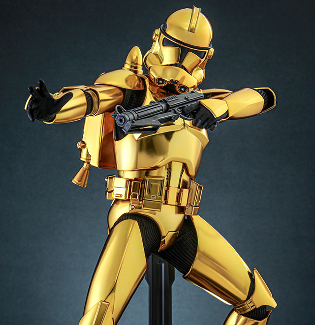 Clone Trooper (Gold Chrome Version) Sixth Scale Figure