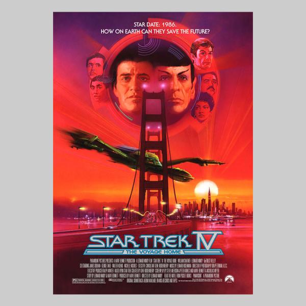 Star Trek IV: The Voyage Home Editions Variant Movie Poster by Vice Press