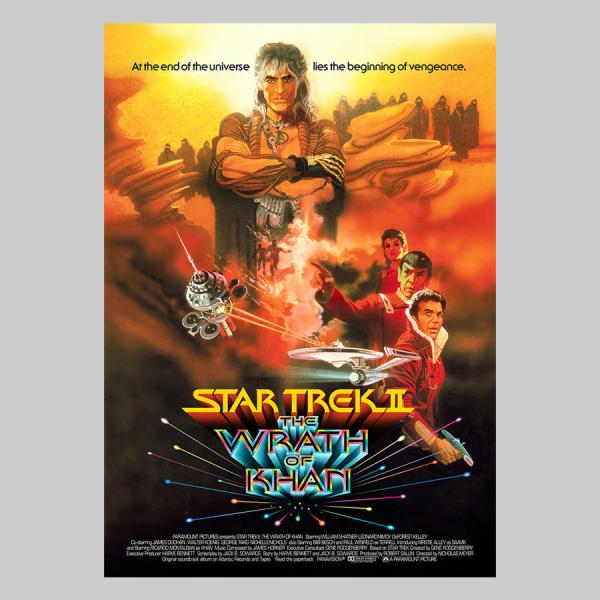Star Trek II: The Wrath of Khan Editions Variant Movie Poster by Vice Press