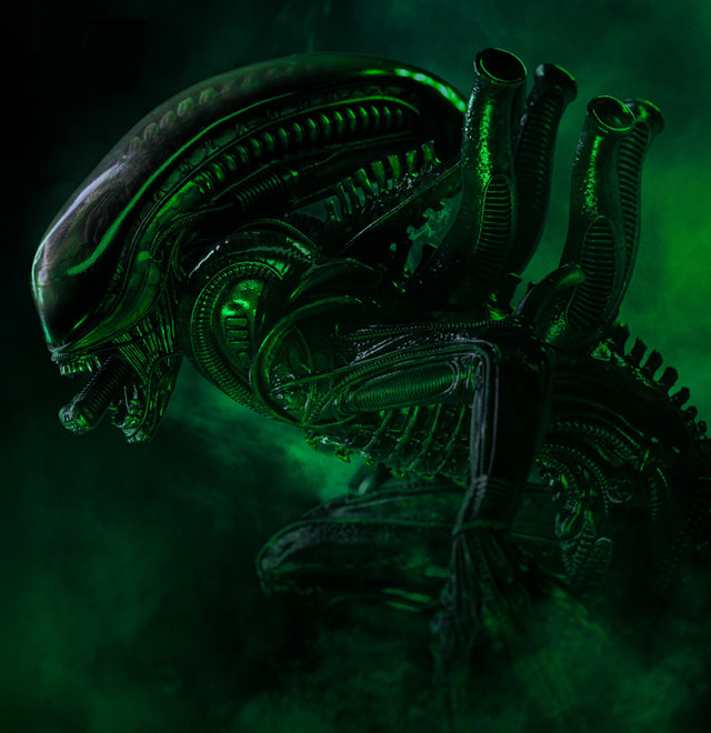 Alien Big Chap 1:10 Scale Statue