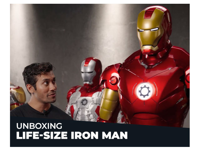 Unboxing Life-Size Iron Man