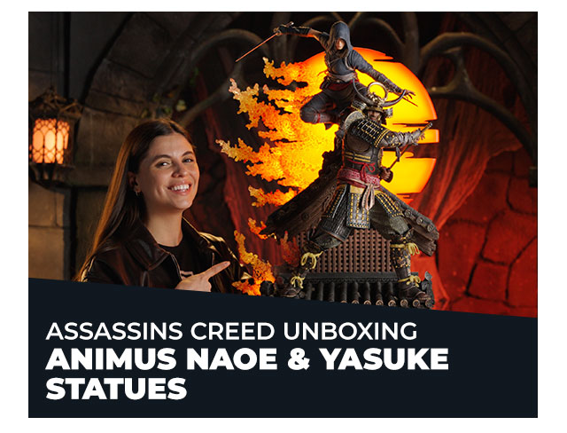 Assassins Creed Unboxing: Animus Naoe & Yasuke Statues