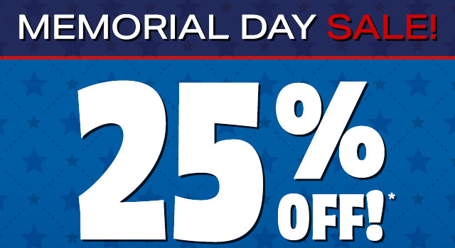 Memorial Day Sale!