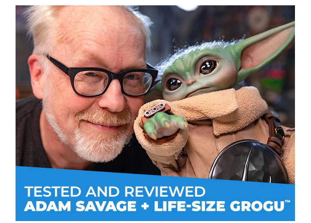 Tested and Reviewed: Adam Savage + Life-Size Grogu™