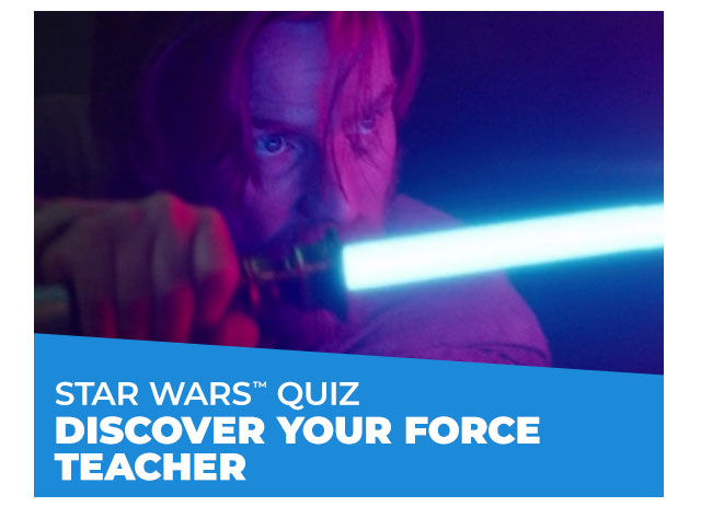 Star Wars™ Quiz: Discover Your Force Teacher