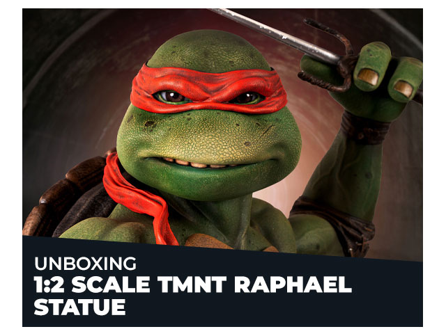 Unboxing a 1:2 Scale TMNT Raphael Statue