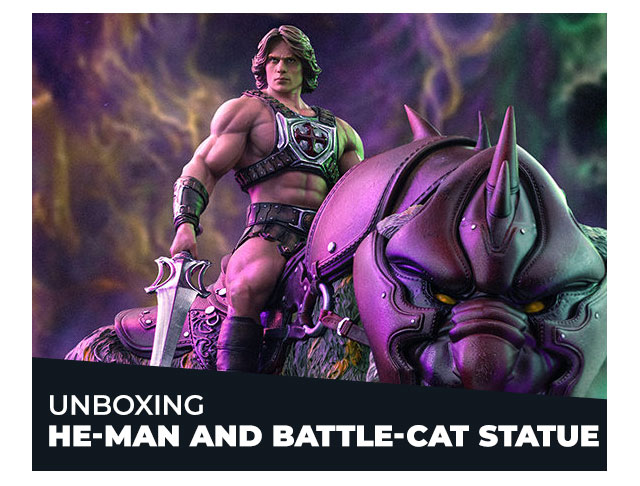 He-Man and Battle-Cat Statue Unboxing