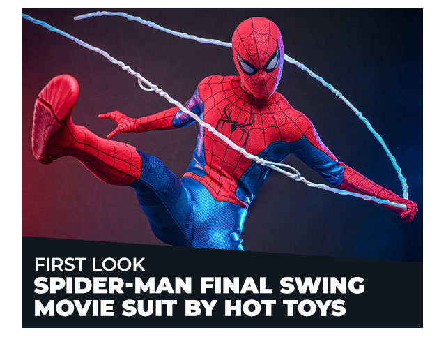 First Look: Spider-Man Final Swing Movie Suit by Hot Toys
