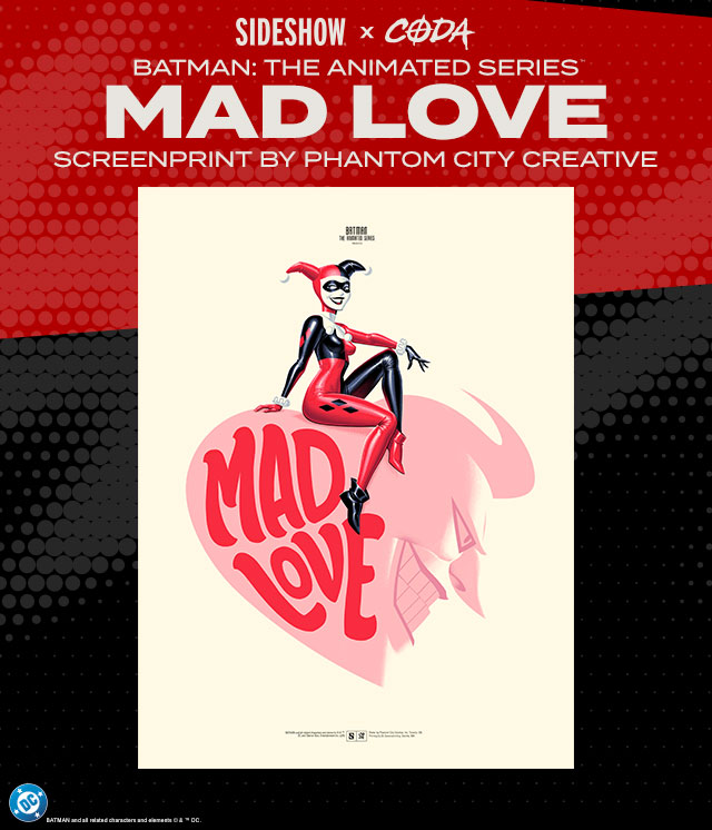 Batman The Animated Series: Mad Love Fine Art Print by artist Phantom City Creative