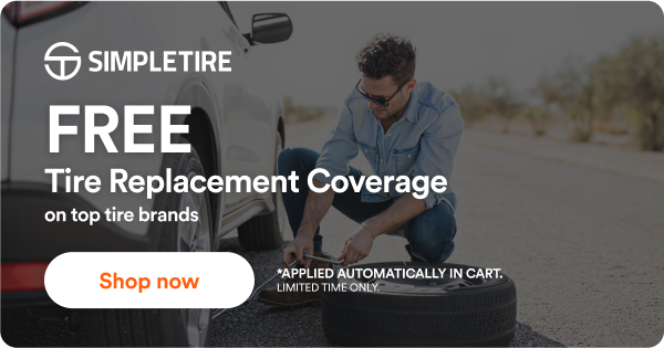 Free Tire Replacement Cover on Top Tire Brands. Applied Automatically In CART. Limited Time Only. Shop Now