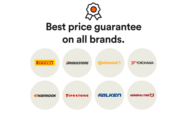 Best price guarantee on all brands