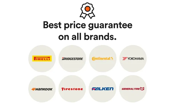 Best price guarantee on all brands