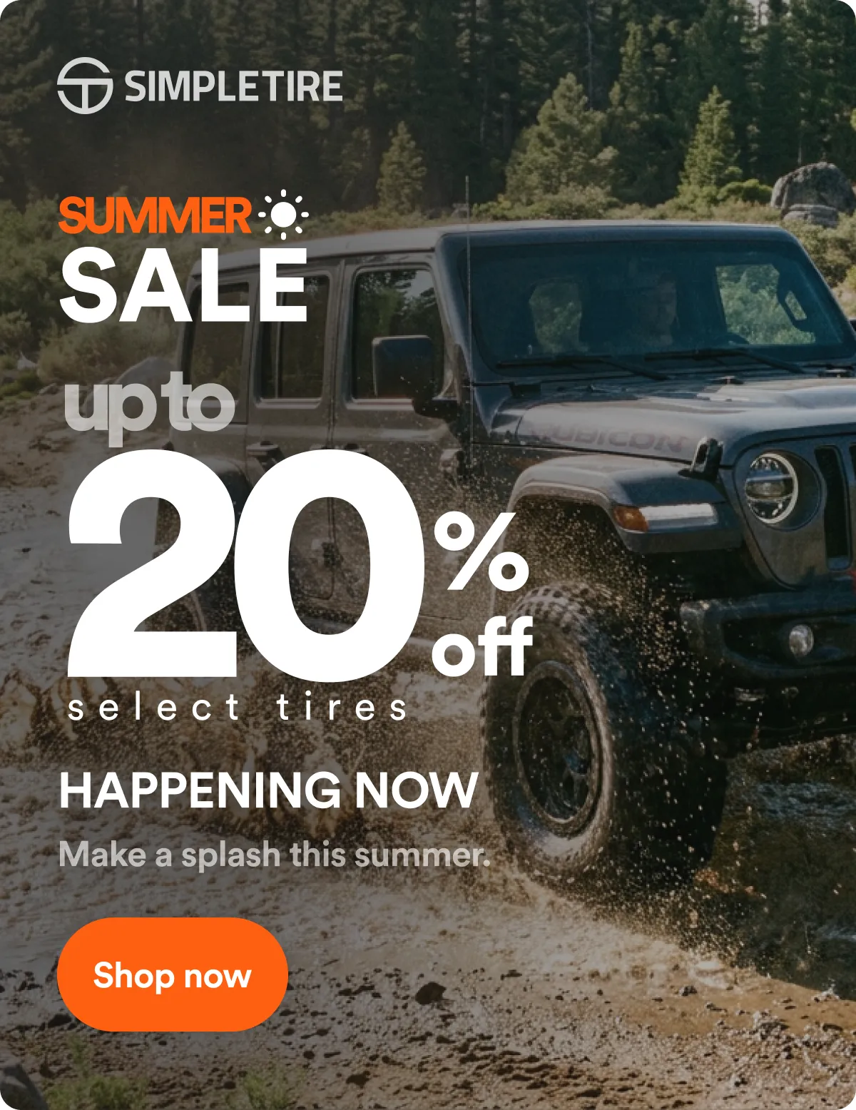 SimpleTire Summer Sale - up to 20% off
