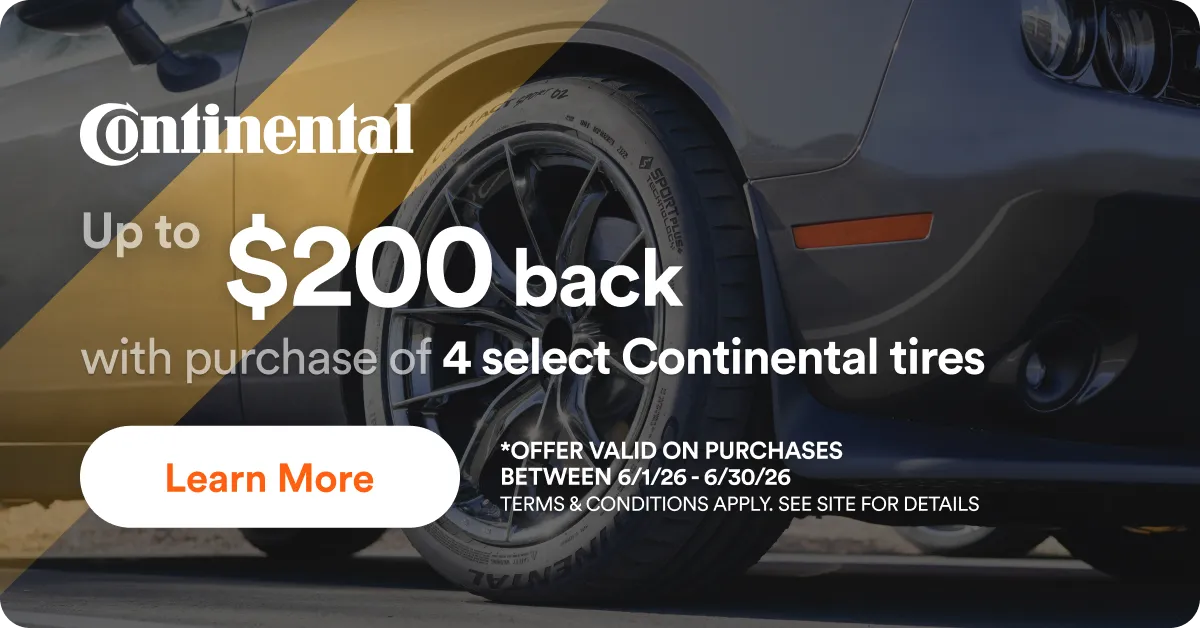 Cooper: Up to $75 back with purchase of 4 select Cooper tires. - *Offer valid on purchases between 10/1/25 to 11/30/25 Terms & conditions apply. See site for details.